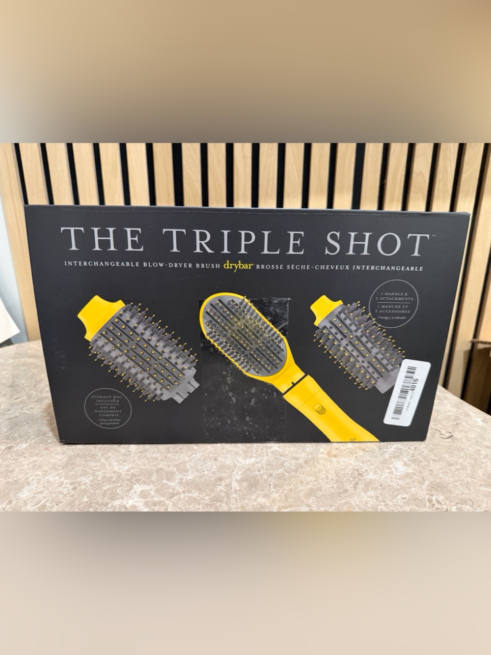 Drybar The Triple Shot Blow-Dryer Brush Set in Yellow NOB